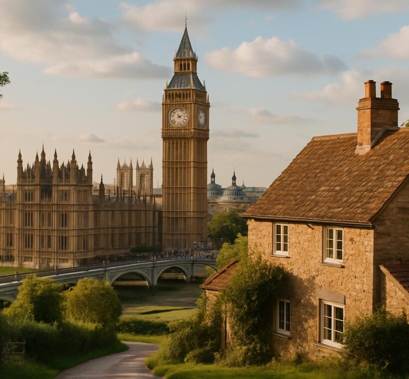 Veľká Británia od historických miest po malebné vidiecke krajiny